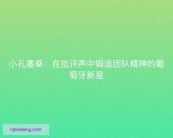 小孔塞桑：在批评声中锻造团队精神的葡萄牙新星